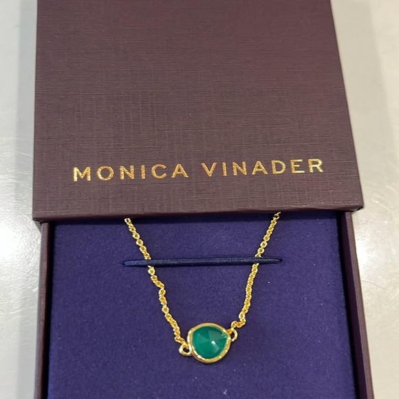 MONICA VINADER Jewelry - MONICA VINADER Siren Nugget BRACELET 18k Gold Vermeil & Green Onyx BRAND NEW